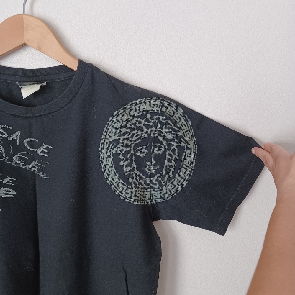 Versace Jeans Couture Black Unisex Tshirt Size Small
